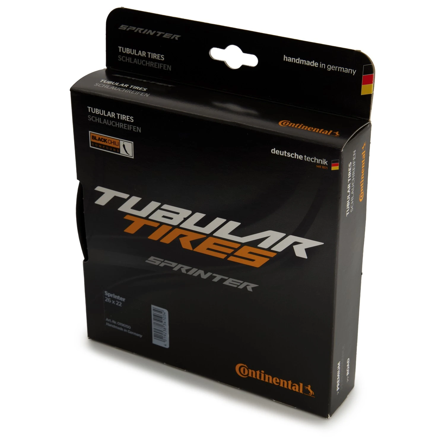 Continental 26'' X 22 Mm Sprinter Tubular Skin - Pneu De Vélo 1 Continental 26'' X 22 Mm Sprinter Tubular Skin - Pneu De Vélo